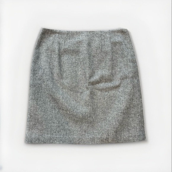 Talbots Gray Tweed Wool Blend Pencil Skirt | Size 6 | Classic Workwear Vibes - Picture 3 of 5